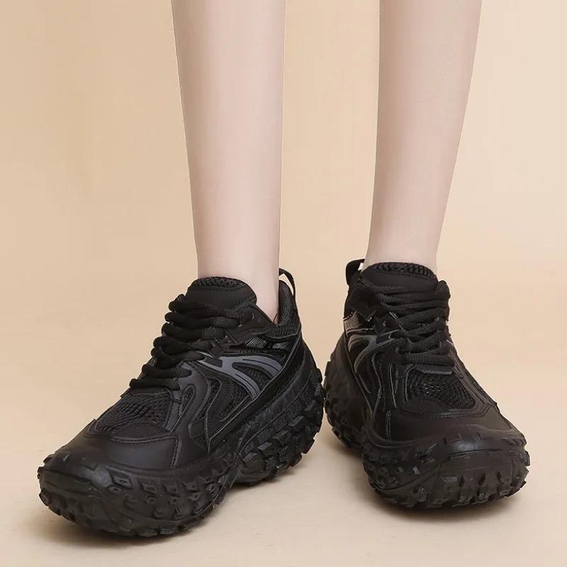 Модные женские кроссовки на платформе, дизайнерские сетчатые дышащие повседневные туфли для мужчин, для работы на открытом воздухе, для занятий спортом, кроссовки для тенниса, Zapatillas De Mujer