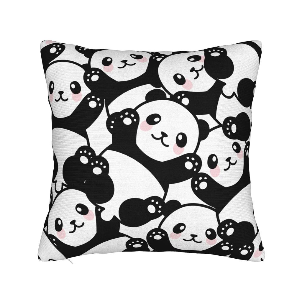 Panda Animal Pillowcase Polyester Cushion Cover Decor Throw Pillow Case Cover Seat 40*40Cm