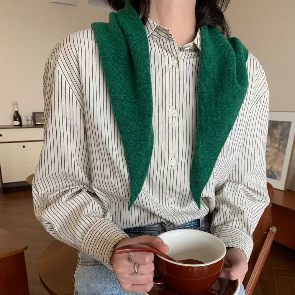 Однотонный многофункциональный вязаный шарф осенне-зимний треугольный шарф косынка термошаль вязаный шарф шарф для лица