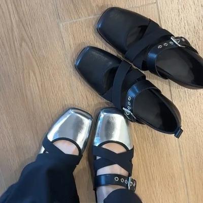 Модная женская повседневная обувь на плоской подошве, тренд осень-зима, с пряжкой, дизайнерские женские кроссовки, туфли с мелким вырезом, обувь с низким вырезом, Zapatillas De Mujer