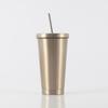 Double Stainless Steel Straw Cup Gift Cup Manufacturers Men's and Women's Vacuum Coffee Cups