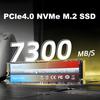 PCIe 4.0 M.2 NVMe SSD Скорость до 7300 МБ/с Чтение 6800 МБ/с Запись 64/128/256 ГБ Внутренний твердотельный накопитель для ПК Ноутбука Настольного Компьютера
