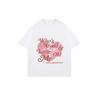 Oversized T Shirt Black Who's Afraid Of Little Old Me Pink Heart Graphic Print Casual Streetwear Fashion Top For Women Daily Wear Party Outfit