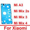 Клейкая наклейка на заднюю крышку аккумулятора для Xiaomi Mi Mix 2s Mix 3 Mix 4 Mi A3 Задняя панель Дверца Клейкая лента Запасные части