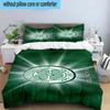 3pcs Celtic Football Club Crest Printed Bedding Set Duvet Cover Closure Includes 1 Duvet Cover & 2 Pillowcases Bedding Sets Home Decor Gifts