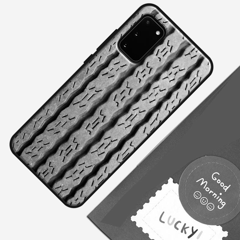 Tire Tread Wheel Phone Case For Samsung Galaxy S24 Ultra S20 S21 S22 S23 S25 Plus S9 S10 S24 FE Cover Shell