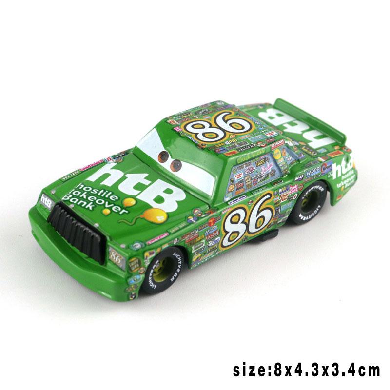 1:55 Дисней Пиксар Тачки Финн Макмисл Личи Майлз Аксельрод Фло Шериф Сержант Гвидо Луиджи металлический игрушечный автомобиль модель детские игрушки