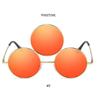 Colorful Three Round Frame Sunglasses Fashion Glasses Adult Outdoor Christmas Party Taking Photo Shopping Sunglasses