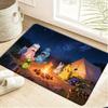 Pokemon Pikachu and Friends Rainy Day Shelter Print Doormat Anti-slip Absorbent Floor Mat for Home Entrance Bedroom Living Room