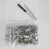 200-Piece 7x9.5mm Metal Alloy Cone Studs, Bullet Head Decorative Screws, Punk Rivets for DIY Clothing