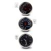 Mini Car Digital Clock Auto Thermometer Hygrometer Anti-slip Base Stable Automotive Accessory for Bumpy Road Driving