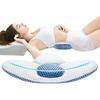 Lumbar Pillow Quick Rebound Improve Spinal Posture Sleeping 3D Extended Buckwheat Hull Lumbar Functional Pillow Bedroom Supply