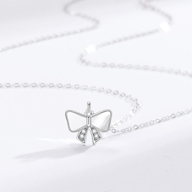 Ожерелье с бантом Fritillary, универсальное женское корейское, версия Mori Girl Heart Girlfriend, ожерелье
