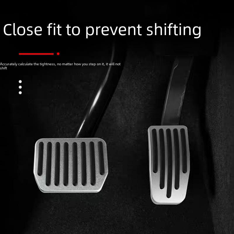 Педаль тормоза и акселератора Tesla Model 3/Y из алюминиевого сплава с опорой из нержавеющей стали для спортивных результатов.