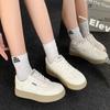 Little White Shoes Women's New Spring and Autumn Platform Retro Casual Versatile Student Sports Shoes