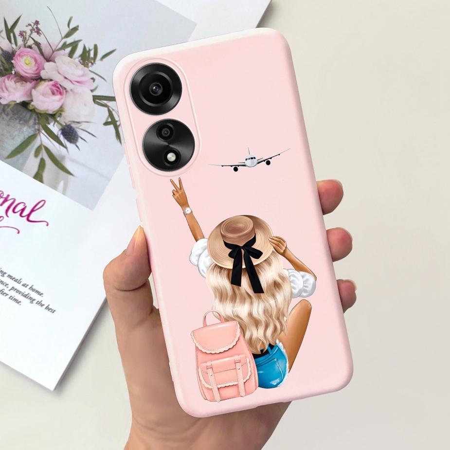 Чехол для Oppo A78 4G CPH2565 Милый Мультяшный Динозавр Расписной Чехол Мягкий Силиконовый Чехол для Телефона Для Oppo A78 A 78 OppoA78 4G 5G Fundas