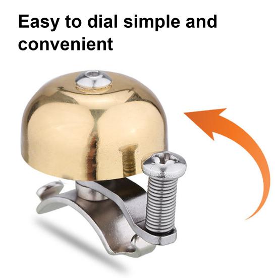 Велосипедный классический звонок с резиновым ремешком, легкий, громкий, универсальный, складной, для горного велосипеда, шоссейного, горного, на руль, для скутера