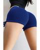 Blue Side Drawstring Anti Cellulite High Waist Scrunch Butt Lift Shorts