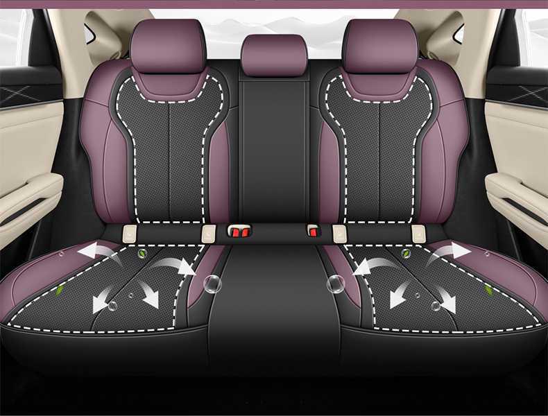 Breathable, full-coverage car seat cover for BYD Qin L, suitable for all seasons. Qin L D-MI cushion.