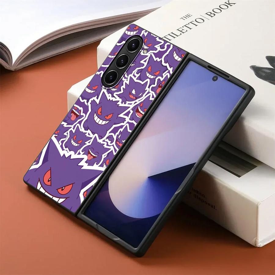 Чехол для Samsung Galaxy ZFold7 ZFold5 ZFold3 ZFold4 ZFold6 Z Fold 7 6 5 4 3 Задняя крышка телефона Крутой Гэнгар Покемон