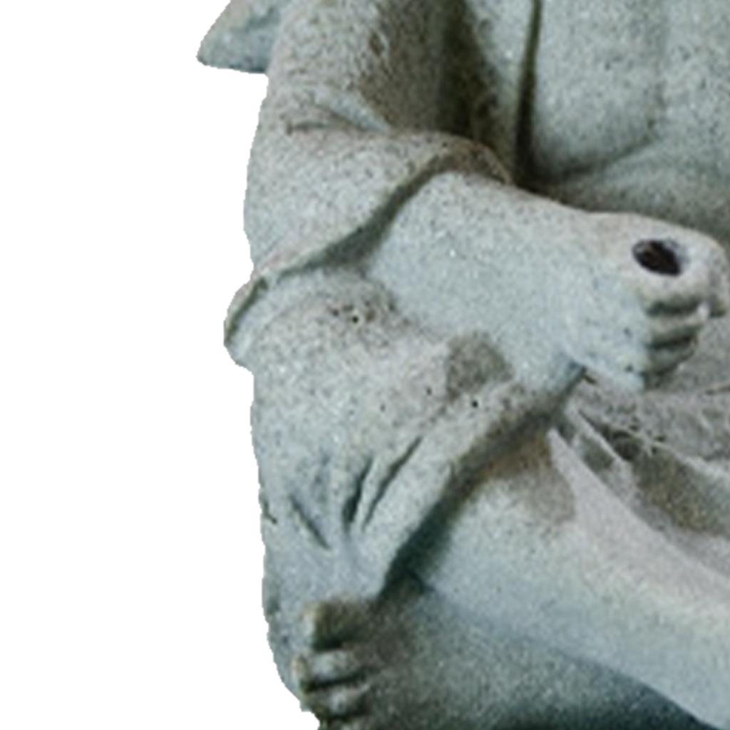 Мини Статуя Рыбака Аквариум Смола Фигурка Рыбака Винтажное Украшение для Аквариума Фонтан