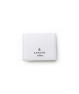 Lanvin en Bleu Кошелек для монет в форме коробки Zebda, Кожа коровья, Нет. 529611, Белый