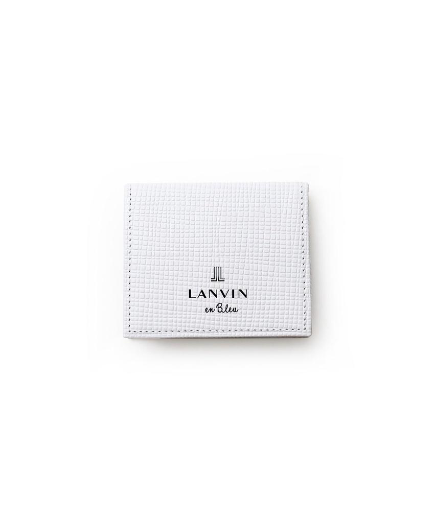 Lanvin en Bleu Кошелек для монет в форме коробки Zebda, Кожа коровья, Нет. 529611, Белый