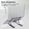 Laptop Stand for Desk, Adjustable Laptop Riser ABS+Silicone Foldable Portable Laptop Holder, Ventilated Cooling Notebook Stand