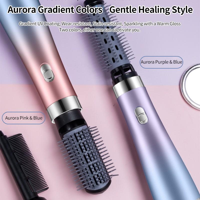 Hair Dryer Comb Hot Air Curling For Hair Roller Blow Dryer Ionic Hair Straightening Brush Quick Dry Hair Curler Curling Iron