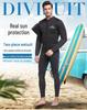 5MM Sharkbat Wetsuit: Unisex Fleece-Lined, Cut & Puncture-Resistant, Compression Deep Diving Two-Piece Surf Suit