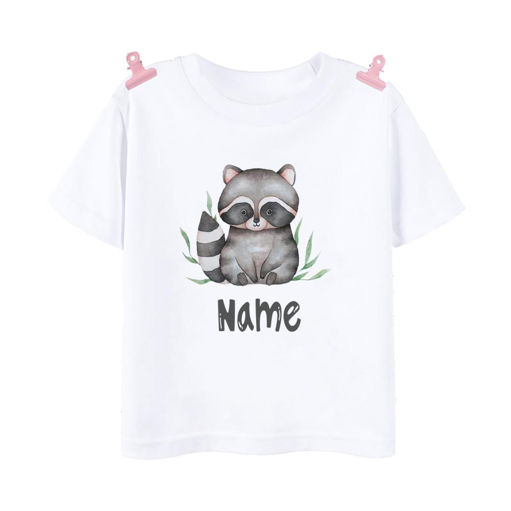 Персонализированная рубашка на день рождения, футболка с 3d принтом для мальчиков и девочек, футболка для дня рождения, сафари, животные, одежда с именем, детские подарки, топы