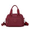 Small Handbag Women's Nylon Shoulder Bag Solid Color Crossbody Bag Small Square Bag Multi-Layer Bag