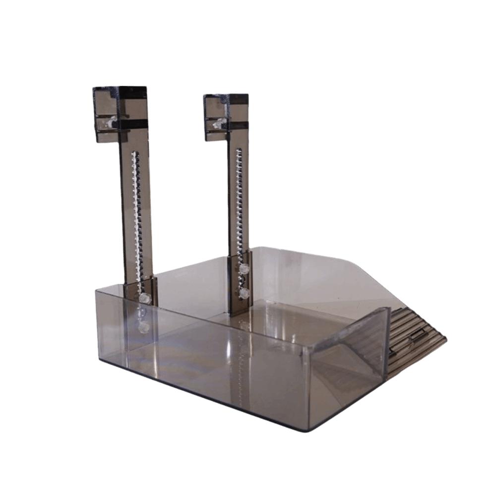 Plastic Turtle Basking Platform Suction Cup Height Adjustable Turtle Climbing Slope Sun Drying Dock Non-Slip Reptile Ramp