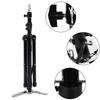 Adjustable Hairdressing Training Mannequin Manikin Head Tripod Stand Manikin Wig Doll Holder