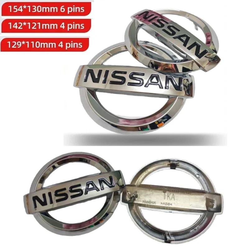 ABS для Nissan X-Trail Qashqai Tiida Teana Livina NP300 Sentra Altima Versa Автомобильный Передний Капот Задний Значок Значок Багажника Наклейка