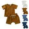 Summer Boys' And Girls' Children's Two-piece Fashion Suit