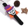 Pumpkin Slap Circle Skull Slap Wristband Creative Halloween Slap Bracelets  Halloween Party