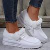 Fashion Women's Loafers 2024 Winter Warm Short Plush Sneakers Female Designer Slip On Flat Shoes Comfort Lightweight Soft Short Boots