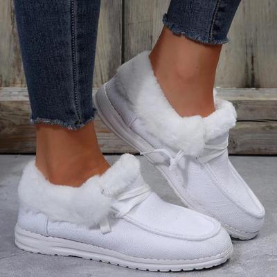 Модные женские мокасины 2024 года, зимние теплые короткие плюшевые кроссовки, женские дизайнерские туфли без застежек на плоской подошве, удобные, легкие, мягкие, короткие ботинки