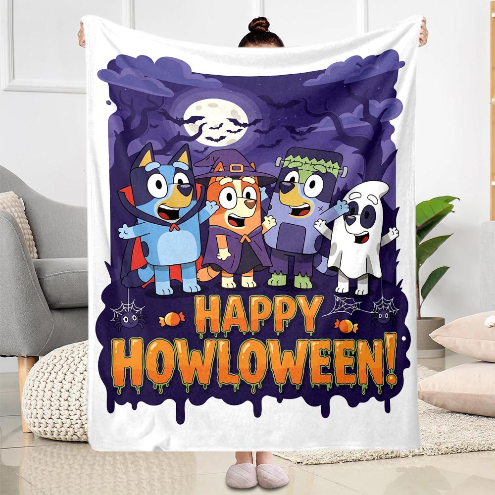 Halloween Party Cemetery Blanket Ultra-Soft Suitable for Office Couch Office Chair Four Seasons Universal Digital Print Gifts For Family Or Friends