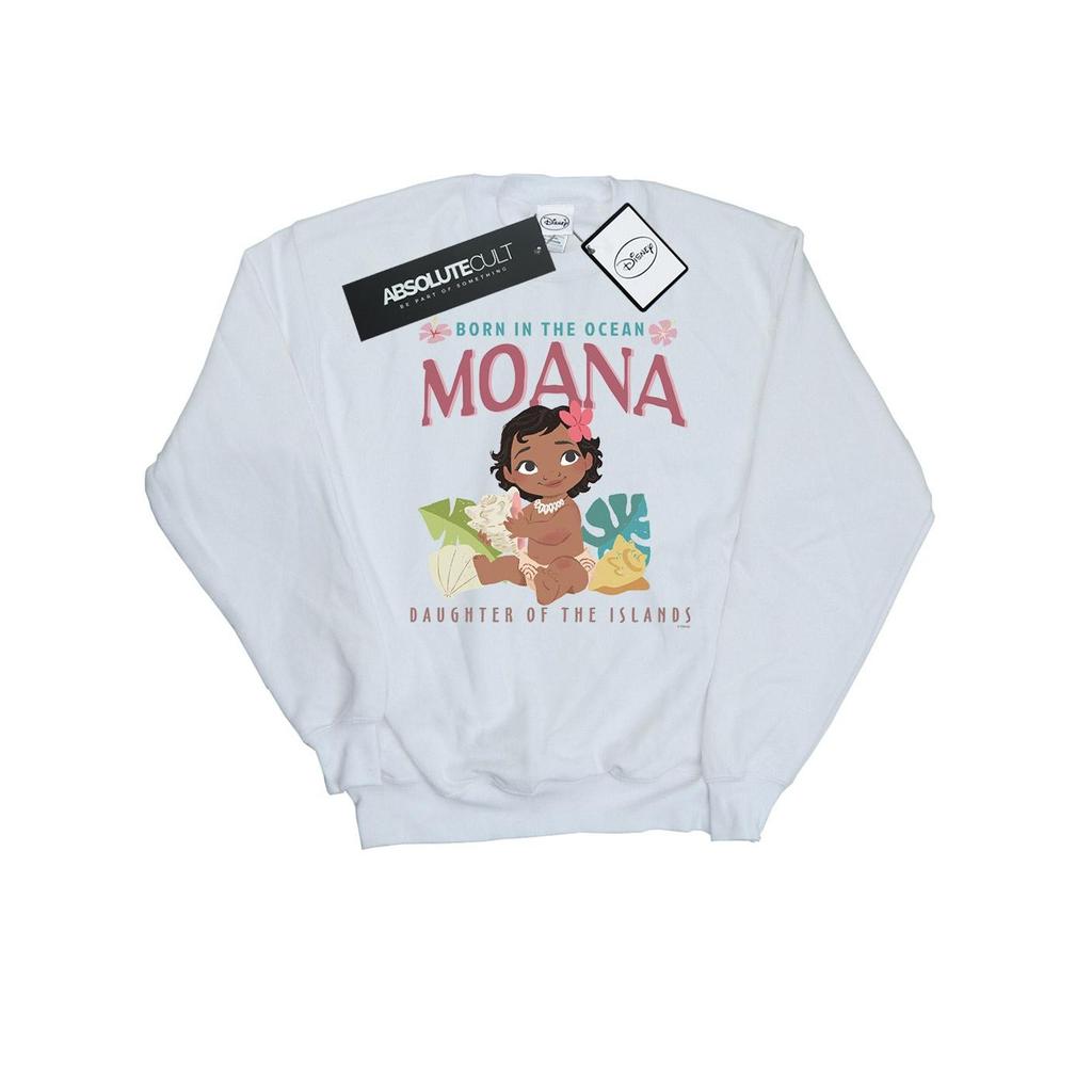 Disney Womens/Ladies Moana Born In The Ocean Sweatshirt