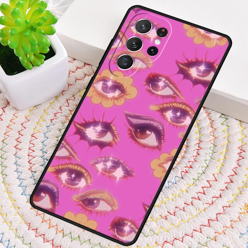 Чехол для телефона с узором "Глаза" для Samsung Galaxy note 10 pro S26 Ultra S23 S24 FE S25 S21 S22 PLUS ударопрочный