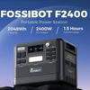 FOSSiBOT Портативная электростанция F2400, аккумулятор LiFePO4 2048 Вт·ч, выходная мощность солнечного генератора 2400 Вт, 16 выходных портов