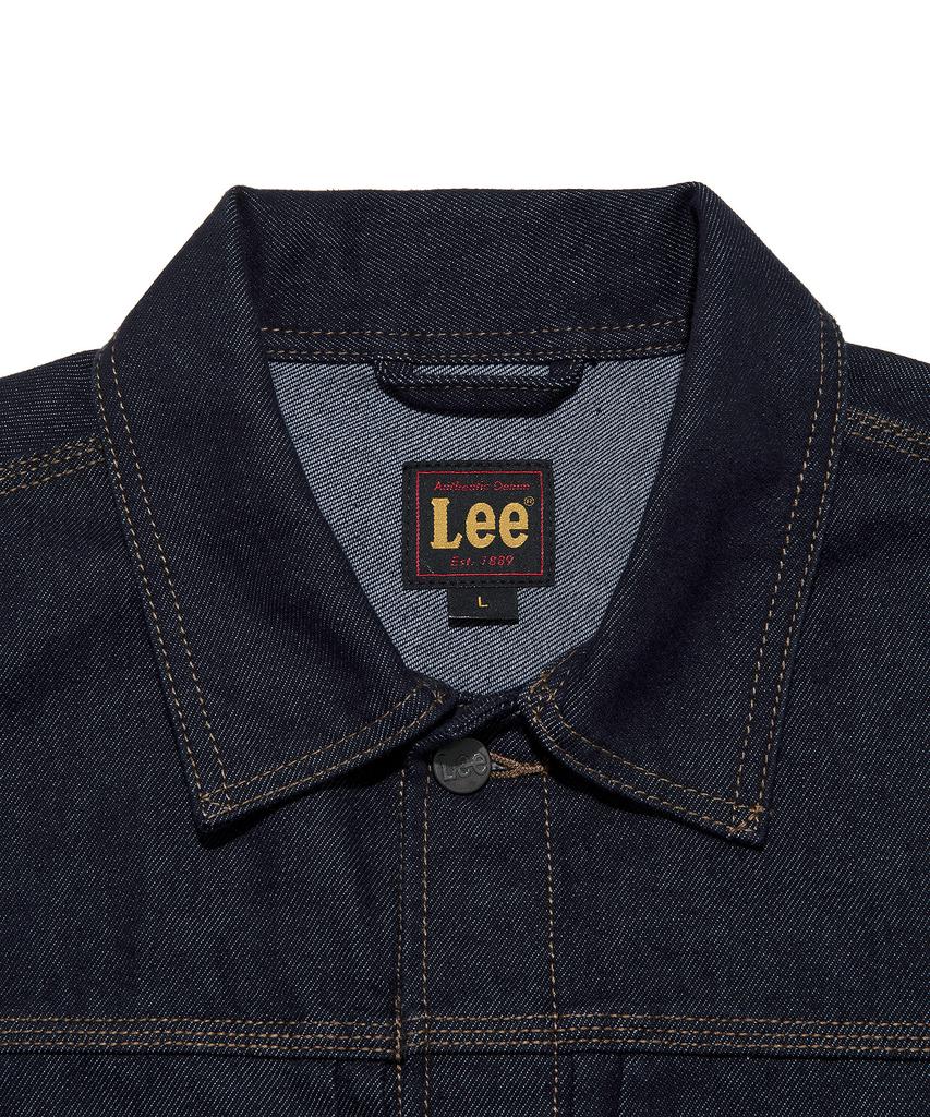 Lee [101-J] Невыцветающая ковбойская джинсовая куртка Индиго Raw