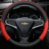 38см Чехол на руль автомобиля 15" Кожаный Для Cruze Malibu Sail Spark Captiva Equinox Trax/Tracker AVEO Lova RV