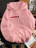 Fashionable and Simple Printed Hooded Sweatshirt, a Versatile Top for Everyday Casual Outings