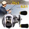 Casting Reel Ultra-light Baitcasting Fishing Reel 12 BB Magnetic Switch 6.3:1 Ultra Smooth Reel