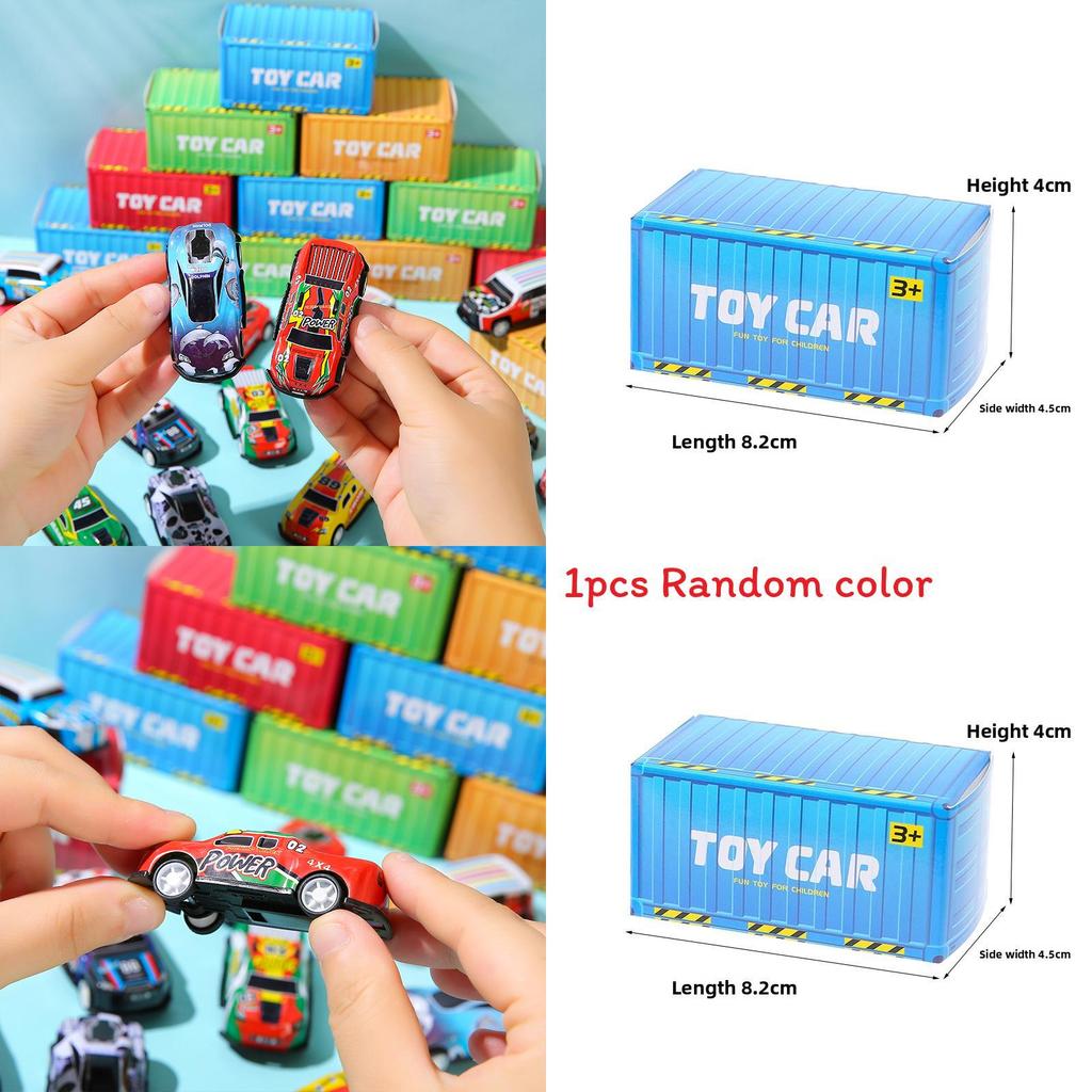 Simulation Mini Inertial Plastic Car Model Children Toy For Creative Play And Development