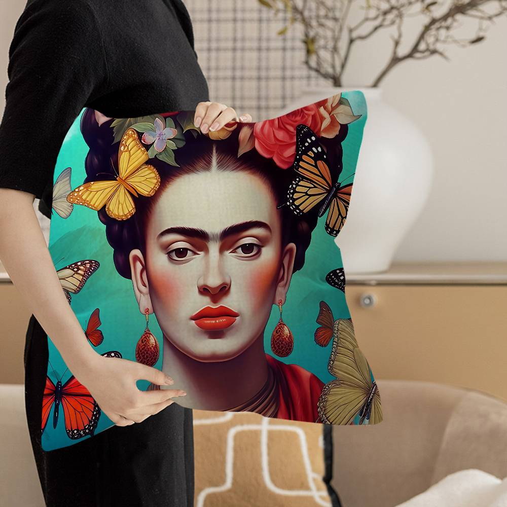 Artist FFrida KKahlo Cushion Cover Car Throw Pillow Case For Sofa Car Christmas Gift xcm xcm