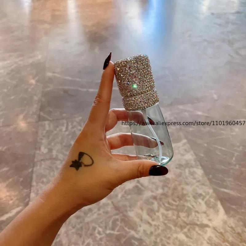60 мл флакон-спрей для духов Bling Diamond прозрачный многоразовый распылитель пустая бутылка-распылитель портативный дорожный косметический контейнер